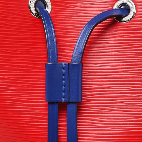 Louis Vuitton Coquelicot/Blue Epi Leather NeoNoe Bag - Picture 5 of 12